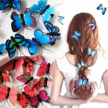 5x Butterfly Hair Clips Cute Plastic Bridal Hair Accessories Wedding Photography Costume Fashion Jewelry Hairpins Headwear daiiibabyyy
